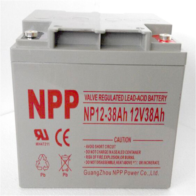 Npp Battery Np38-12 Npp Battery 12V38ah Solar Battery Ups Battery In Stock Specification drawing