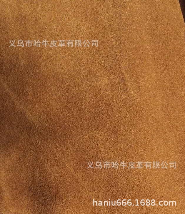 Yiwu Hainiu leather cow suede brown cow two layer suede black and other colors available Application Scenario