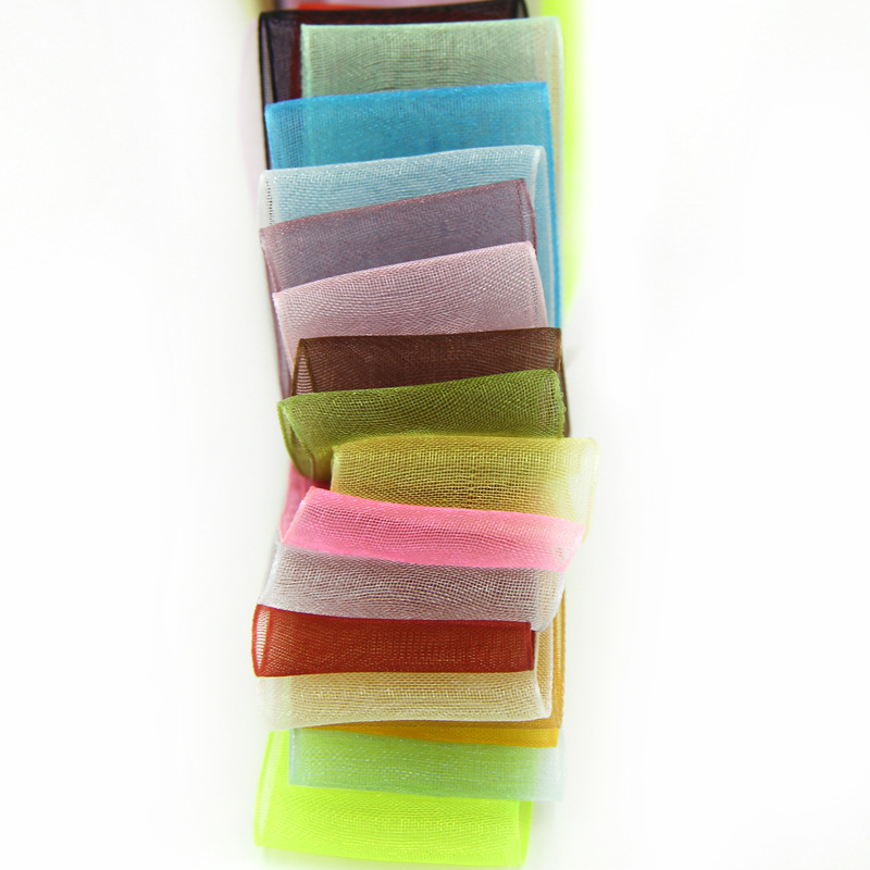 2.5Cm Wide Snow Gauze With Organza Gauze With Ribbon Ribbon Flower Gift Packaging With Small Fragrance Item Picture