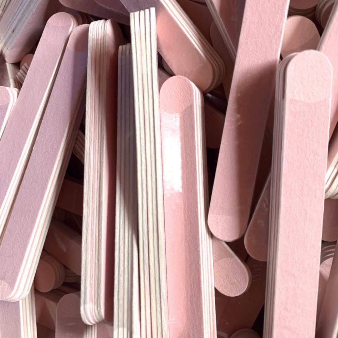 Professional nail rub sandpaper grinding wood leather file wood chip polishing file manufacturer direct sales