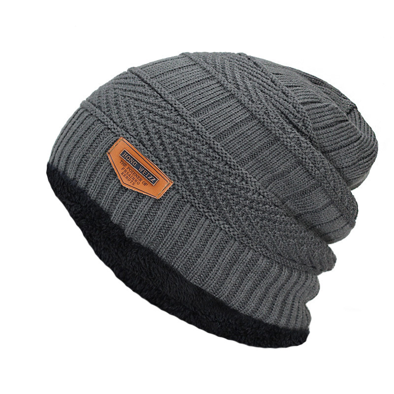 Double-layer fleece and thickened warm knitted pullover caps and cycling windproof caps for men and women in Northeast China in autumn and winter are available in large quantities at favorable prices Item Picture