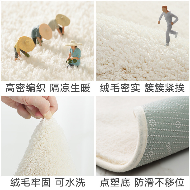 北欧ins风/室内地毯地垫/床边毯产品图