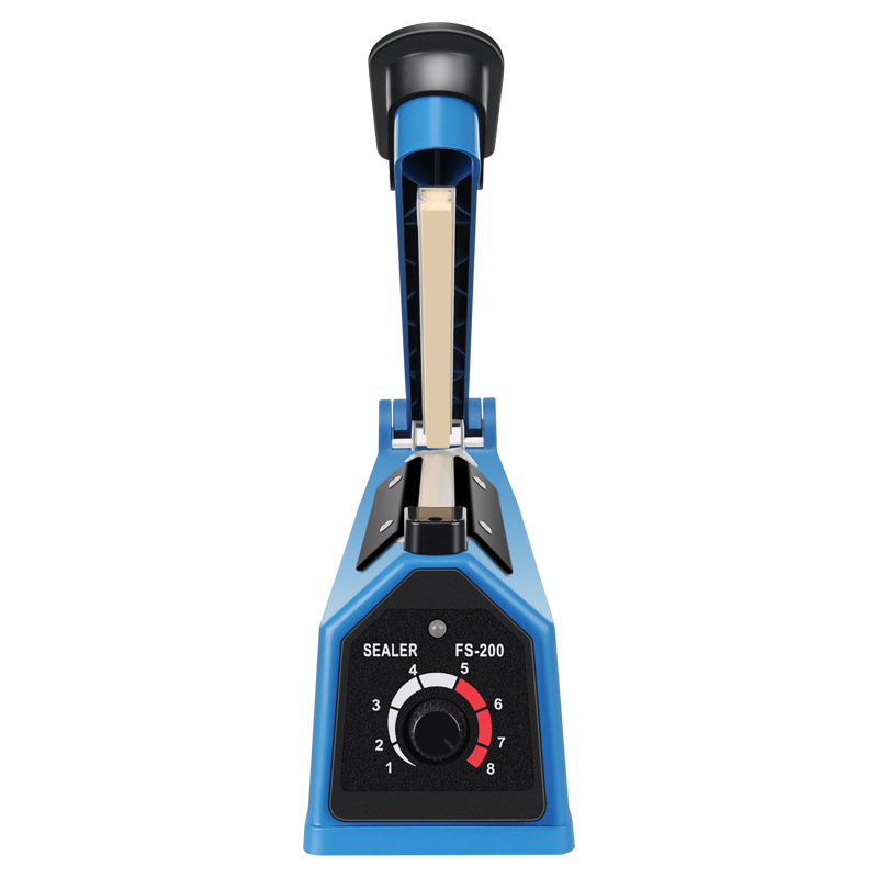 200-type manual small commercial sealing machine, hand bag sealing machine, plastic film sealing machine, household heat sealing machine details Picture