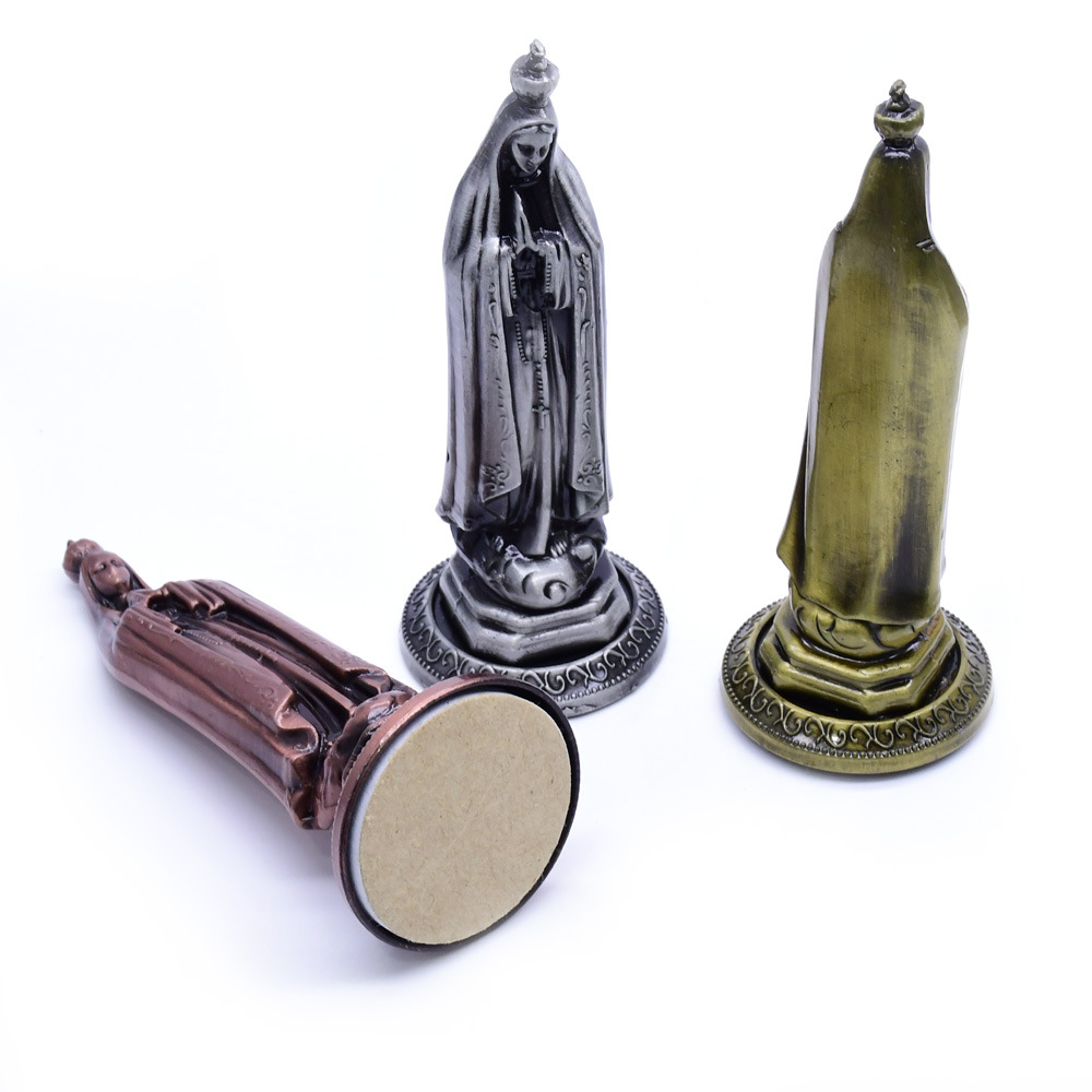 Cross-border source metal Fatima figure figurines, gift stands, and free gifts Item Picture