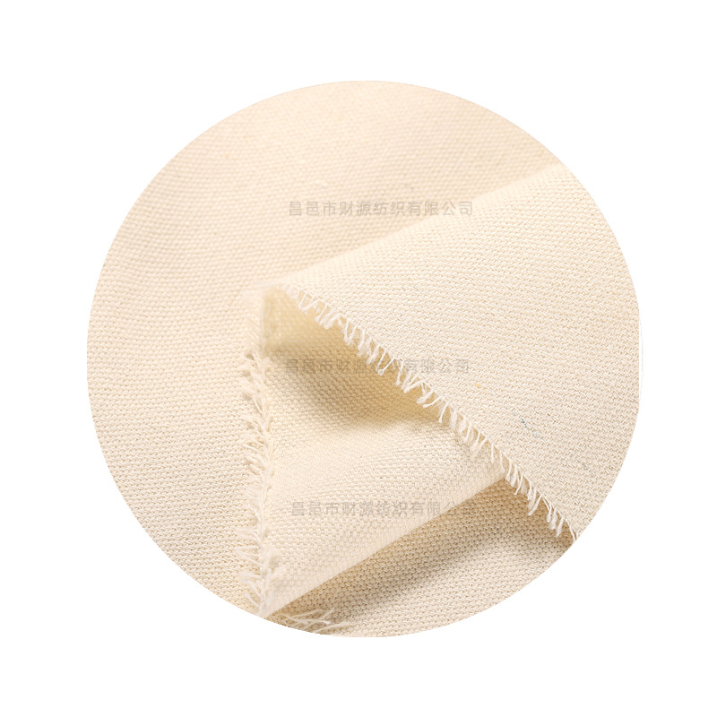 Pure cotton, polyester-cotton canvas, cotton fabric, bleached, Dahua black cotton and linen fabric, handbag fabric, luggage fabric, 10AN, 12an, 16an Item Picture