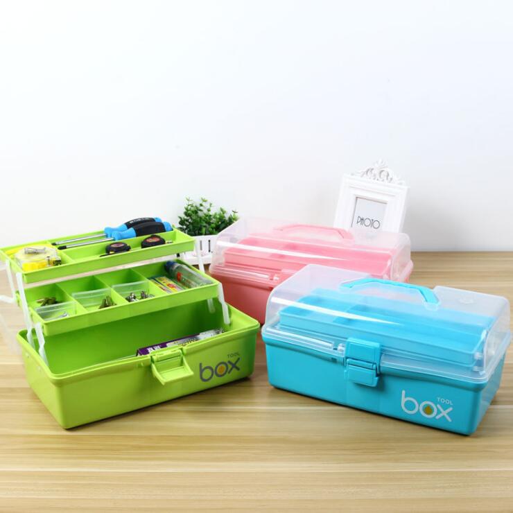 家庭医药箱家用急救医疗箱 多功能工具箱 塑料耐用便携式 收纳盒