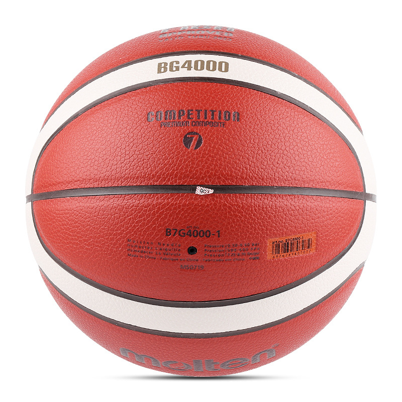 Authentic Molten Moten Basketball No. 7 Standard Pu Material Competition Wear-Resistant Basketball Gf7 Bg4000 With Anti-Counterfeiting Item Picture