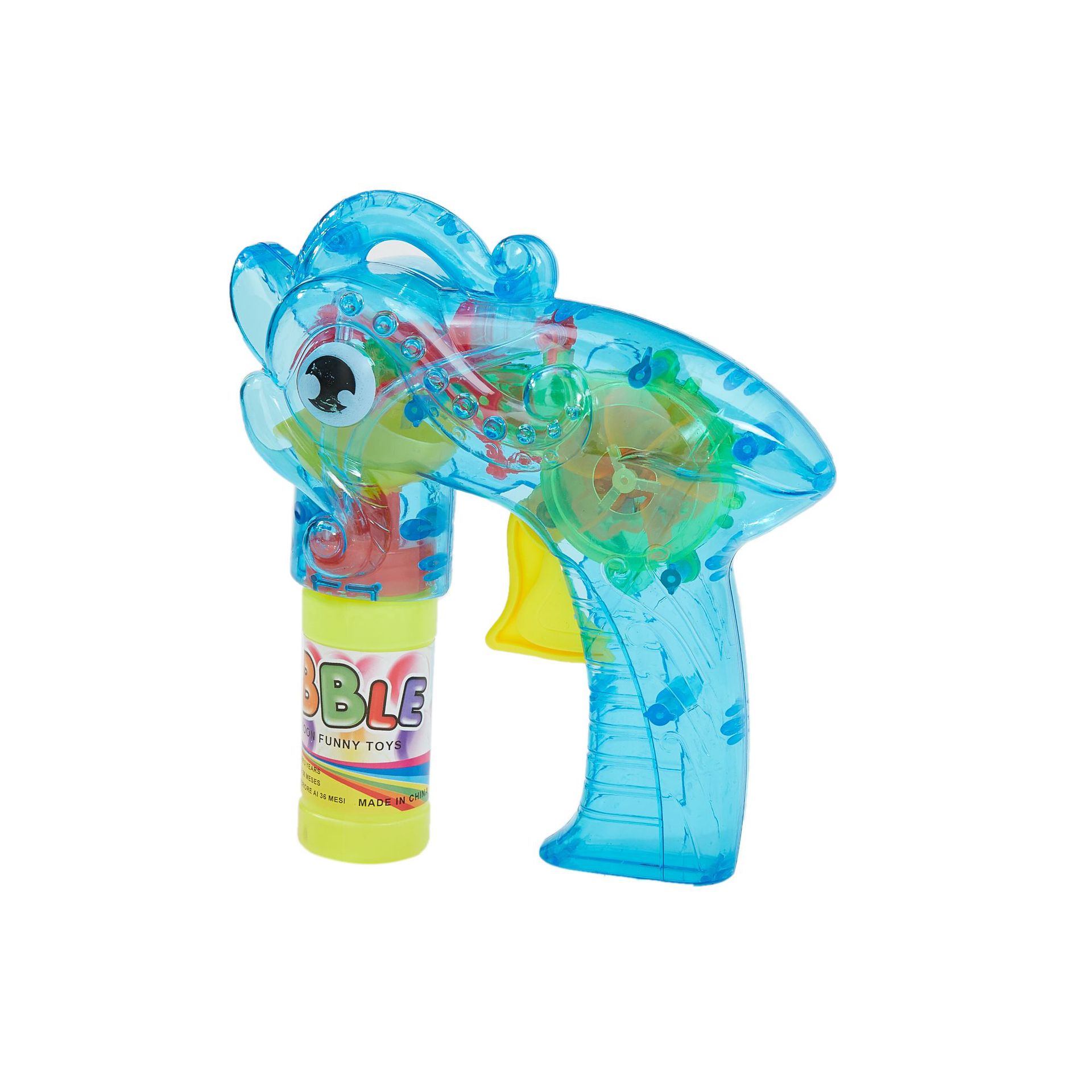 Children's inertial transparent light octopus bubble gun, fully automatic foreign trade cross-border anti-drop street stall night market supply Application Scenario