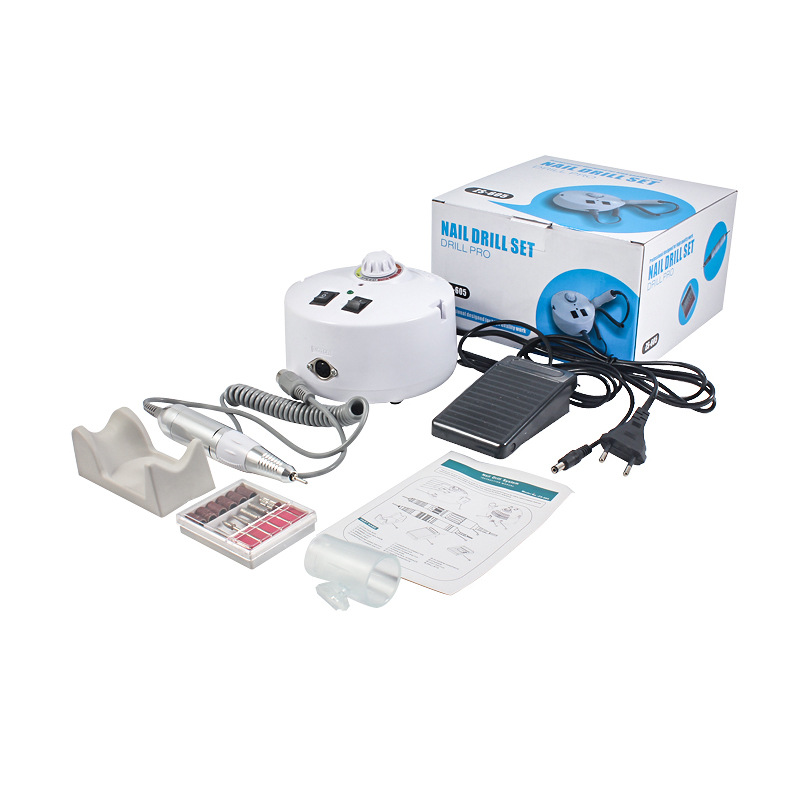 Wholesale of 45W high-power 35,000 RPM high-speed nail polish grinding machines and nail dust removal machines for cross-border supply details Picture