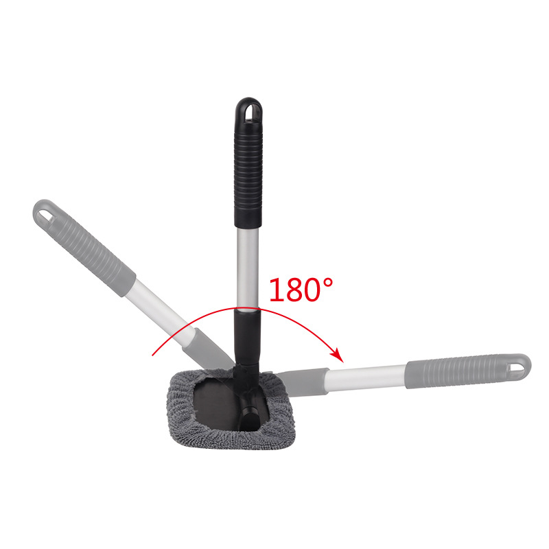 Car front windshield inner glass defogging brush, window defogging cleaning brush, dust duster, car cleaning magic tool, dust sweeping Specification image
