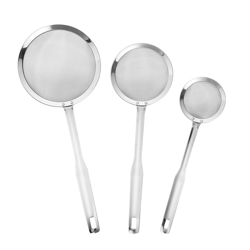 Cash Cash Soybean Milk And Pharmaceutical Residue Juice 304 Stainless Steel Mesh Leakage Household Kitchen Lo Mein Frying Filter Colander Powder Sieve