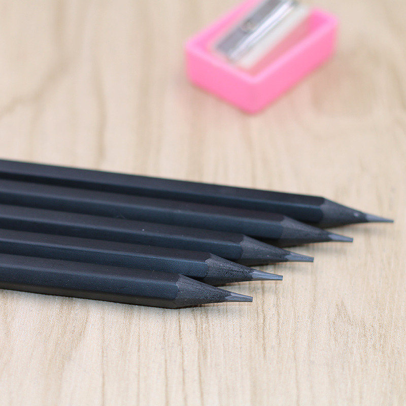 厂家直销HB学生铅笔六角杆型写字笔酒店会议广告铅笔定制logo铅笔详情图4