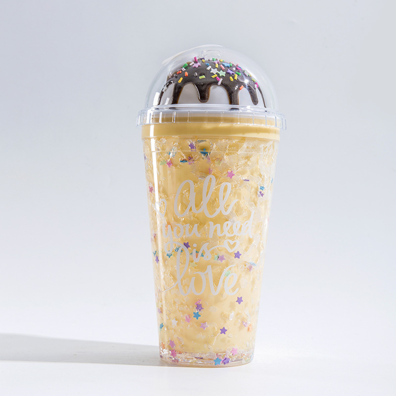 ins风冰冰/卡通冰杯/冰激凌造型产品图