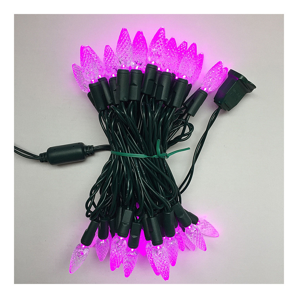 Factory direct sales of LED strawberry light strings, new outdoor injection style Christmas tree decoration, waterproof strawberry light, garden light Item Picture