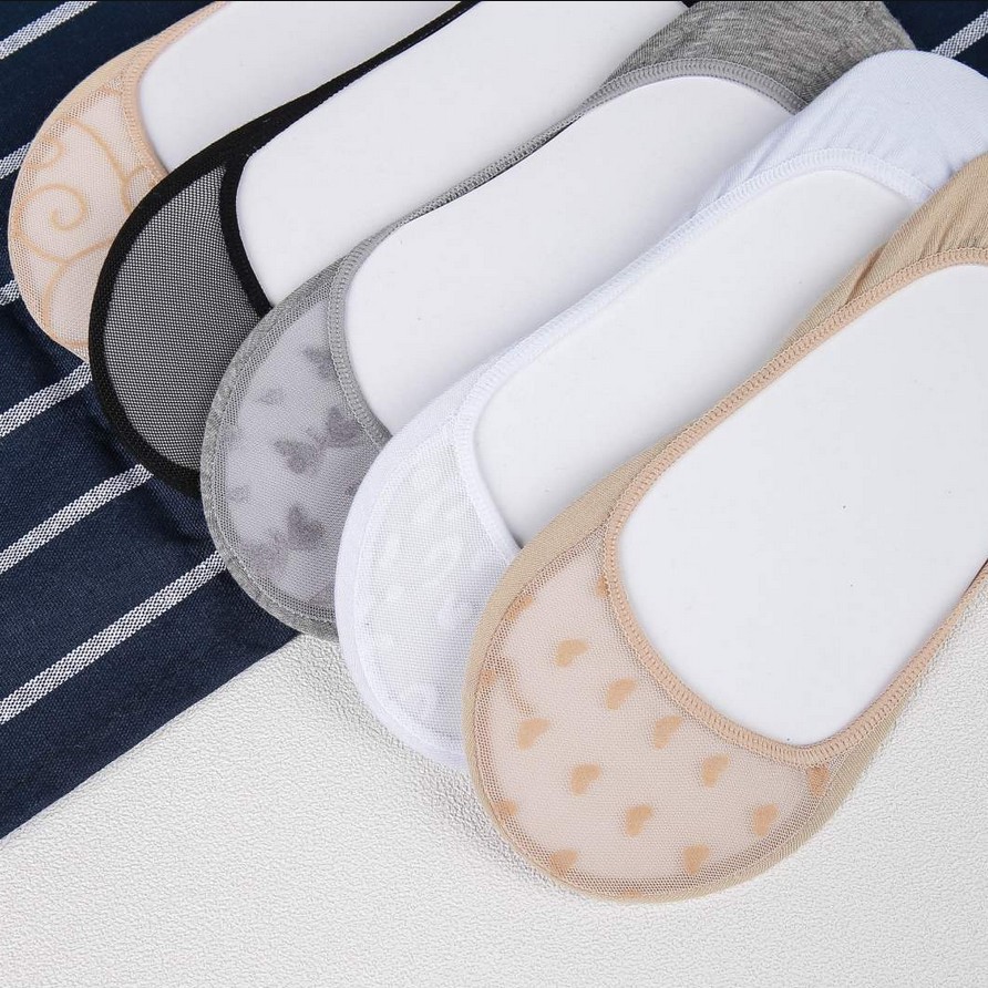 Spring and Summer new simple and breathable women's invisible socks, Shuxinyuan fine mesh invisible women's socks manufacturer wholesale Specification image