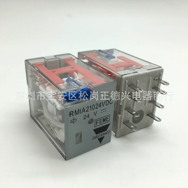 CARLO GAVAZZI 瑞士佳乐继电器RMIA21024VDC电磁继电器电压继电器