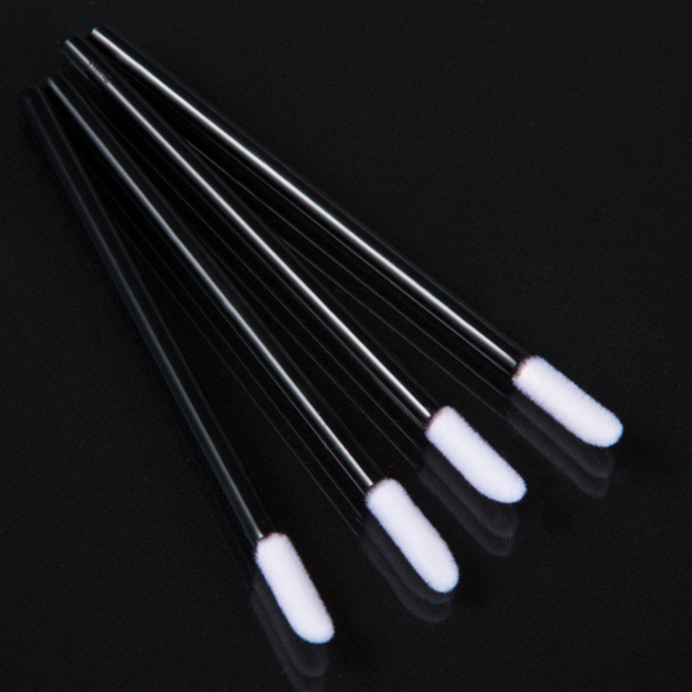 Wholesale of disposable lip brushes, black solid rod lip brush heads, 50-piece set of shanilak Item Picture