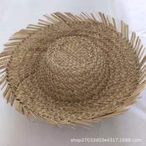 Wholesale 62023 pushgrass mat straw hat billet three mat straw hat embryo manufacturers origin straw hat