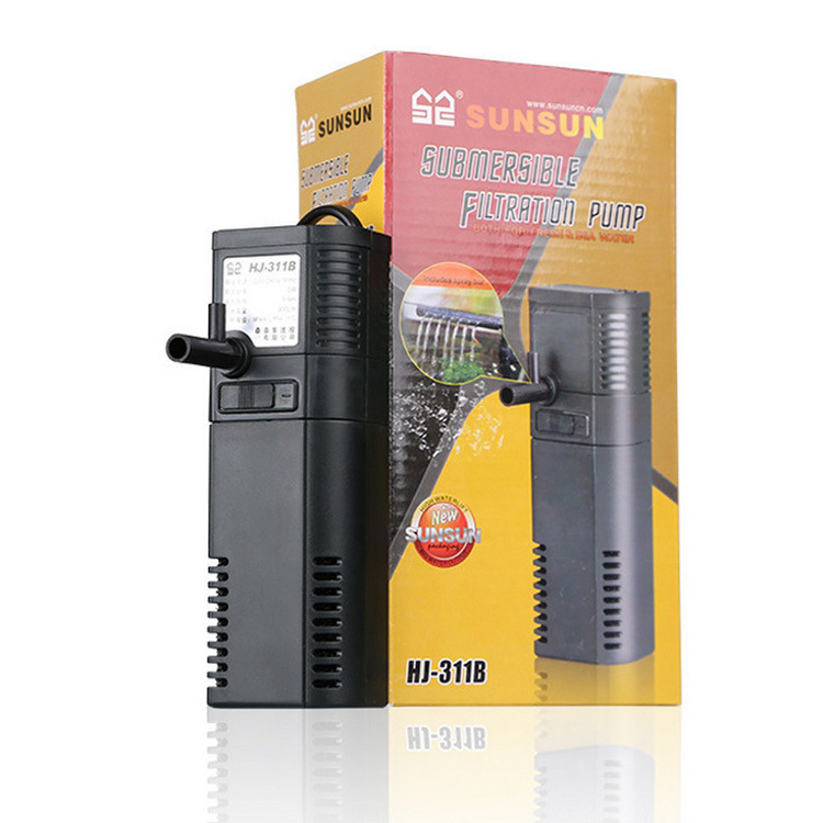Fish tank and aquarium three-in-one built-in filter multi-functional submersible pump HJ-111B HJ-311B series
