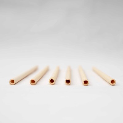 Dining Bar Green Disposable Bamboo Straw Environmental Protection Custom Carbonized Green Bamboo Yellow Bamboo Straw Application Scenario