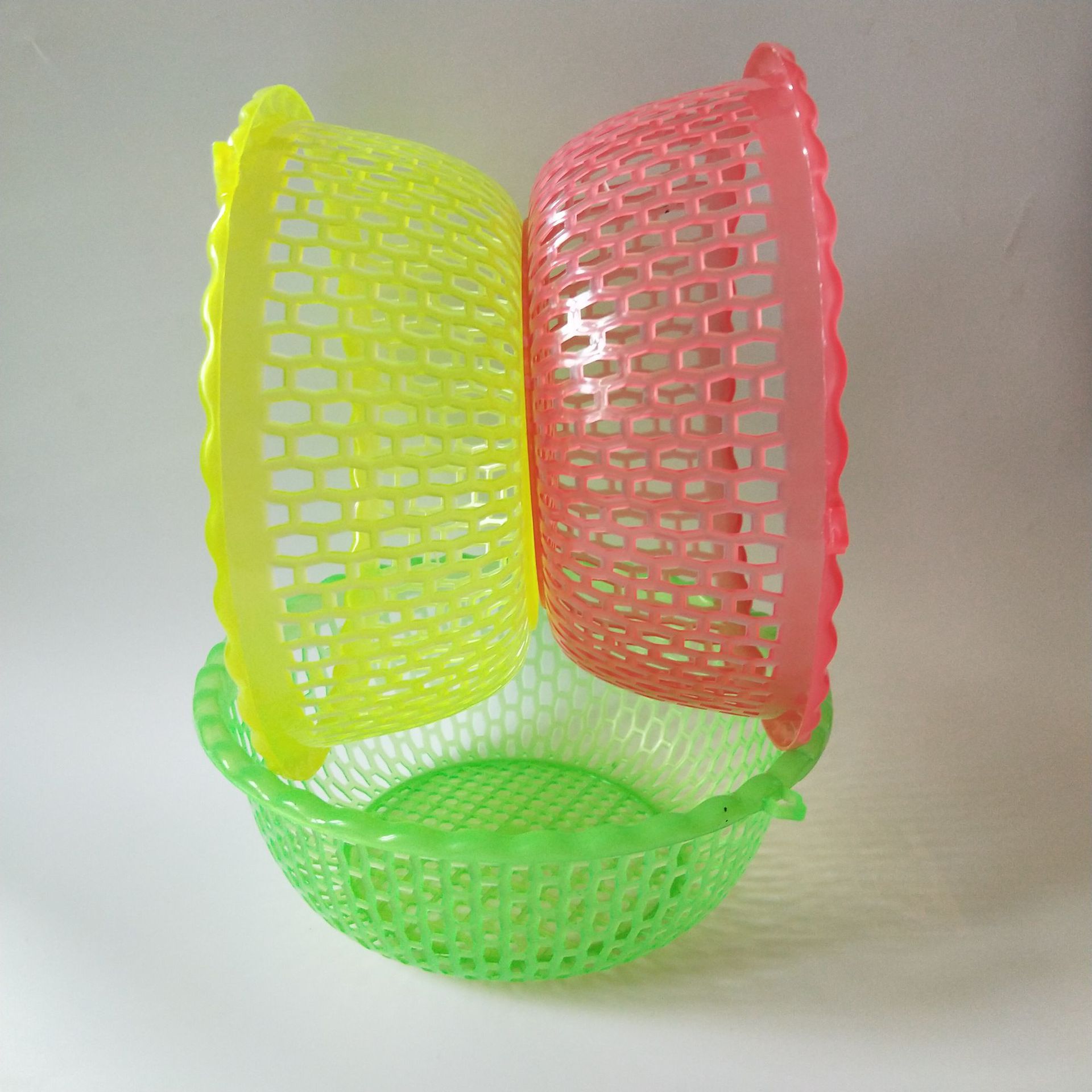 【 Zone 2-2 】 Big Eye Ear Basket 602 400/ piece 1 yuan 2 yuan Store Rice Washing basket Leaky basket rice leaky washing cabbage 1 yuan 2 yuan Supply source 1 yuan wholesale 1 yuan 1 piece supply source Specification image