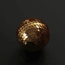 led圆球金色亮片球灯串配件插件 卧室房间派对餐厅亮片球装饰灯