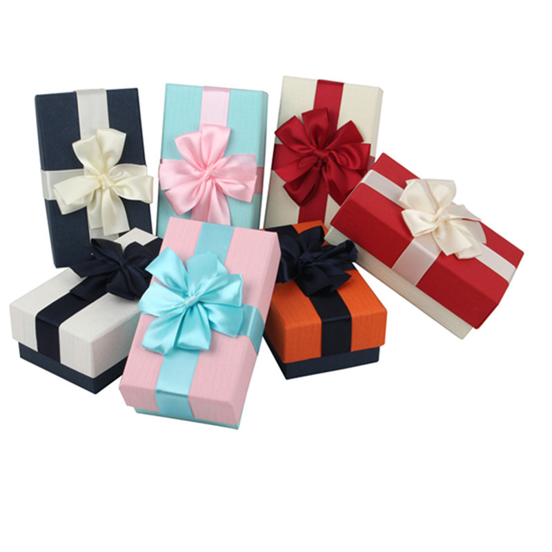 厂家批发礼品盒 现货供应圣诞节纸盒首饰化妆品礼物盒 4个1包装盒图