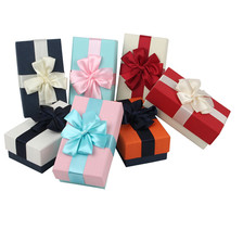 厂家批发礼品盒 现货供应圣诞节纸盒首饰化妆品礼物盒 4个1包装盒