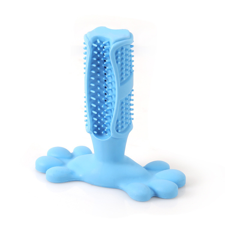 Factory direct sales of TPR pet toothbrush toys supply Amazon pet dog cleaning products No. L