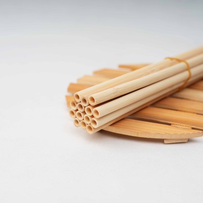 Dining Bar Green Disposable Bamboo Straw Environmental Protection Custom Carbonized Green Bamboo Yellow Bamboo Straw Specification drawing