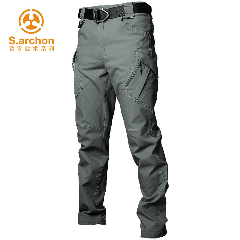 Ix9 Angken Tactical Pants Men's Baggy Multi-Pocket Camouflage Overalls Men's Multi-Pocket Outdoor Pants Item Picture