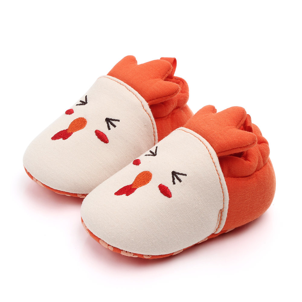New baby walking shoes, soft-soled anti-slip spring and autumn walking shoes that won't fall off, 0-1 year old wholesale 2225 Specification image