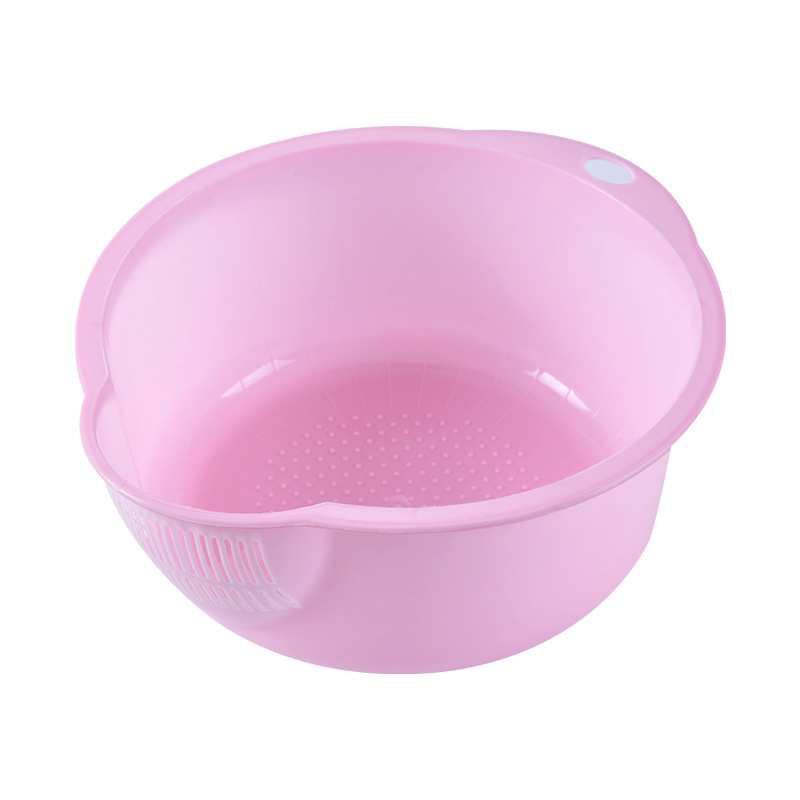 塑料淘米器创白底实物图