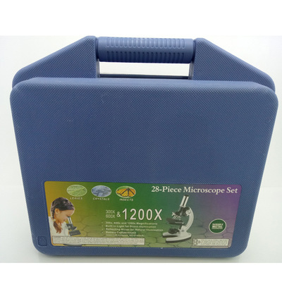 Factory direct sales of 1200x children's microscopes, student science and education toolbox sets, microscopes in stock for wholesale Specification image