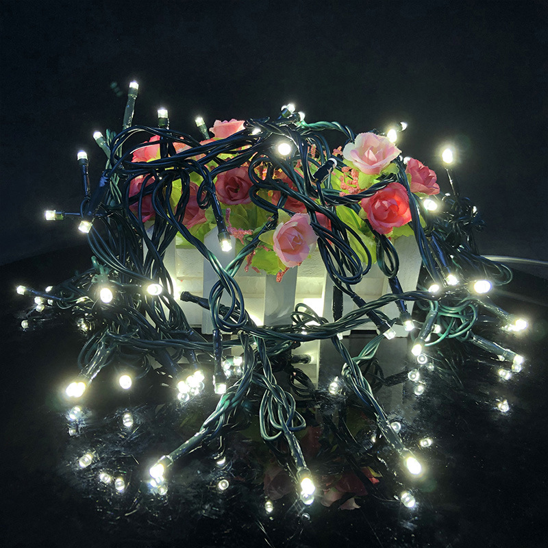 European CE certified outdoor engineering special light string, light festival, tree decoration, waterproof LED color light string Application Scenario