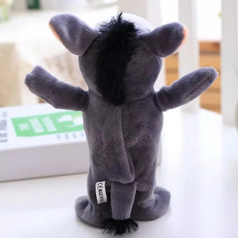 Send out electric little donkey plush toys that can learn to speak and walk, electric douyin toys, and speech learning donkeys details Picture