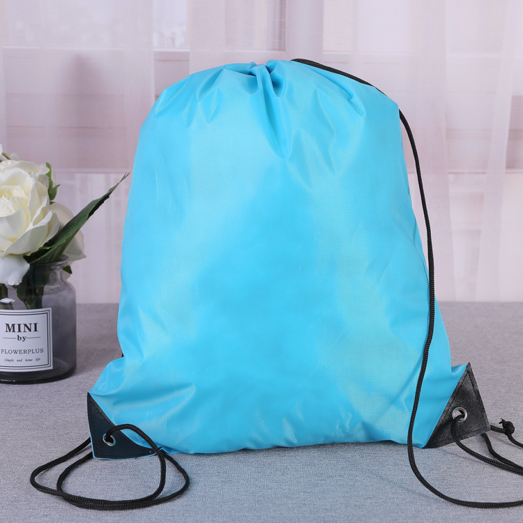 Spot Wholesale 210D Polyester Bundle Pocket Advertising Shoulder Drawstring Football Bag Storage Basketball Backpack Event Bag Specification drawing