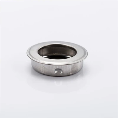 Recessed Stainless Steel Dark Handle Round Stainless Steel 201 Drawer Dark Handle Sliding Door