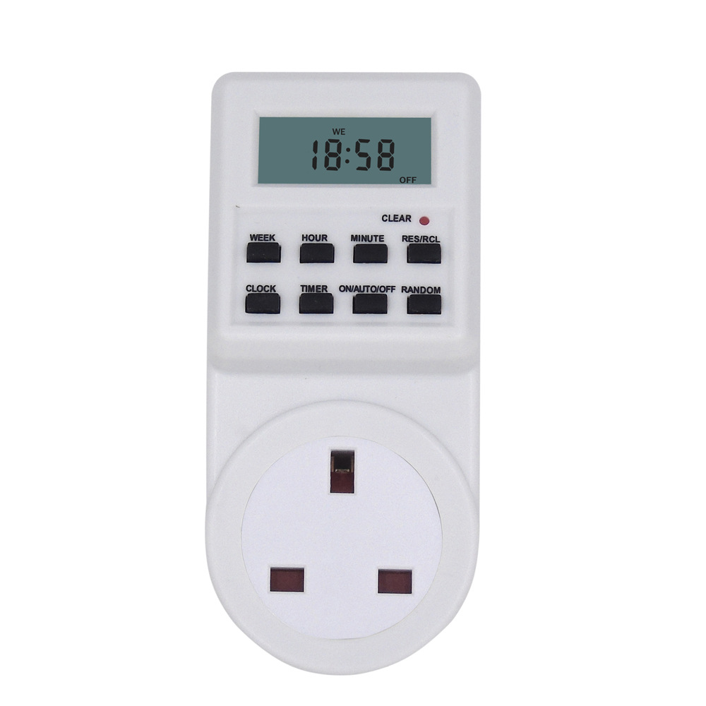 British standard electronic timer socket, electronic timer, kitchen timer, timer timer switch Application Scenario