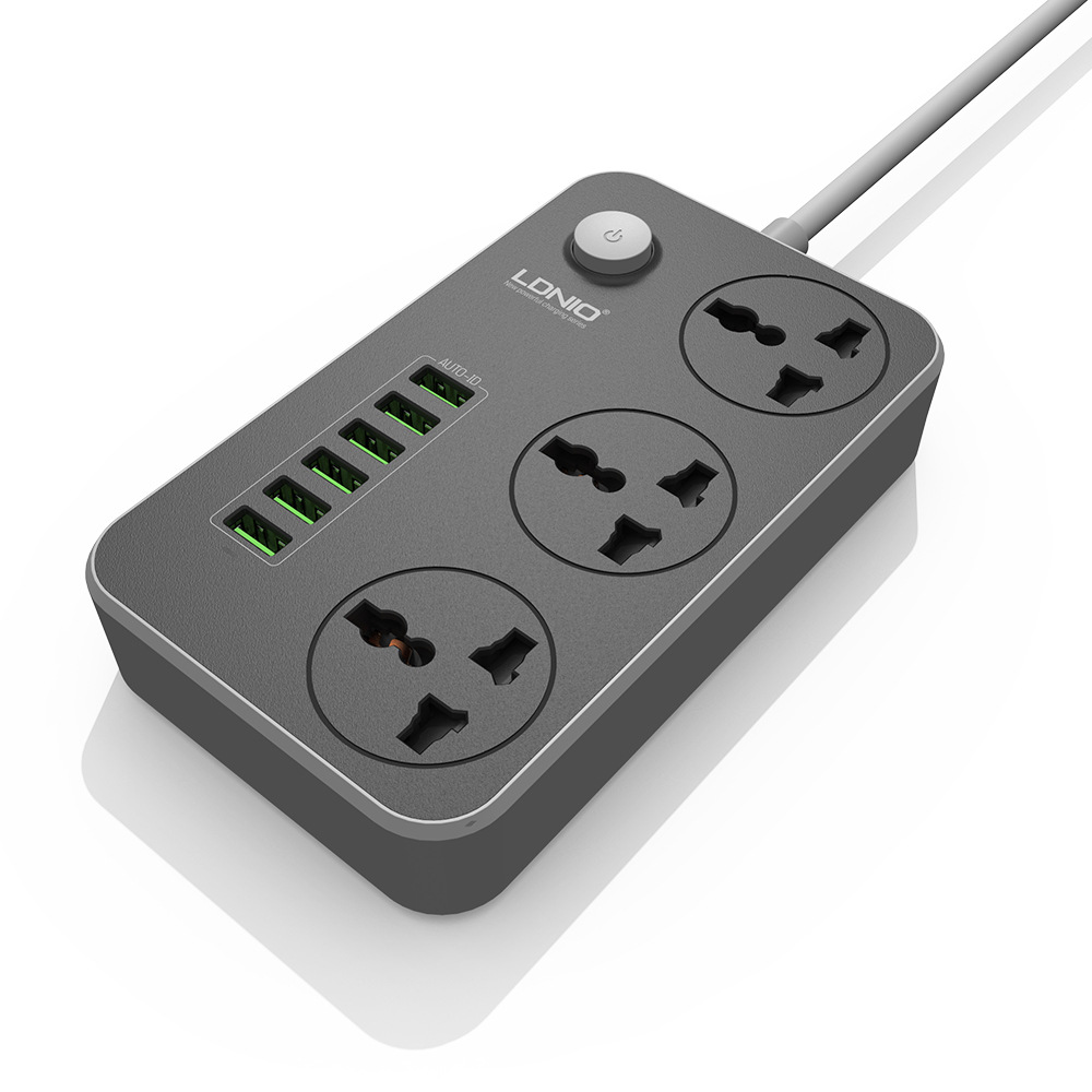 LDNio Ldino S3604 Sc3604 2 متر من موقع أمازونية للتوصيل بشحن التوصيلات 6USB details Picture