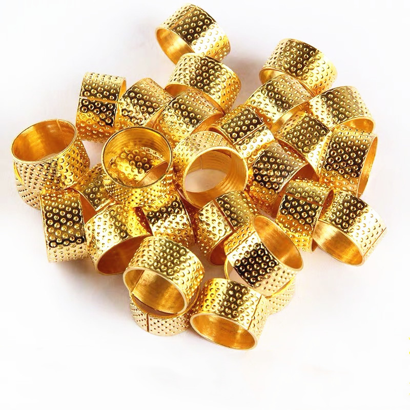 Wholesale of thimble finger cots, sewing and embroidery, household cross-stitch, metal, iron and copper thimble clamps from thimble manufacturers