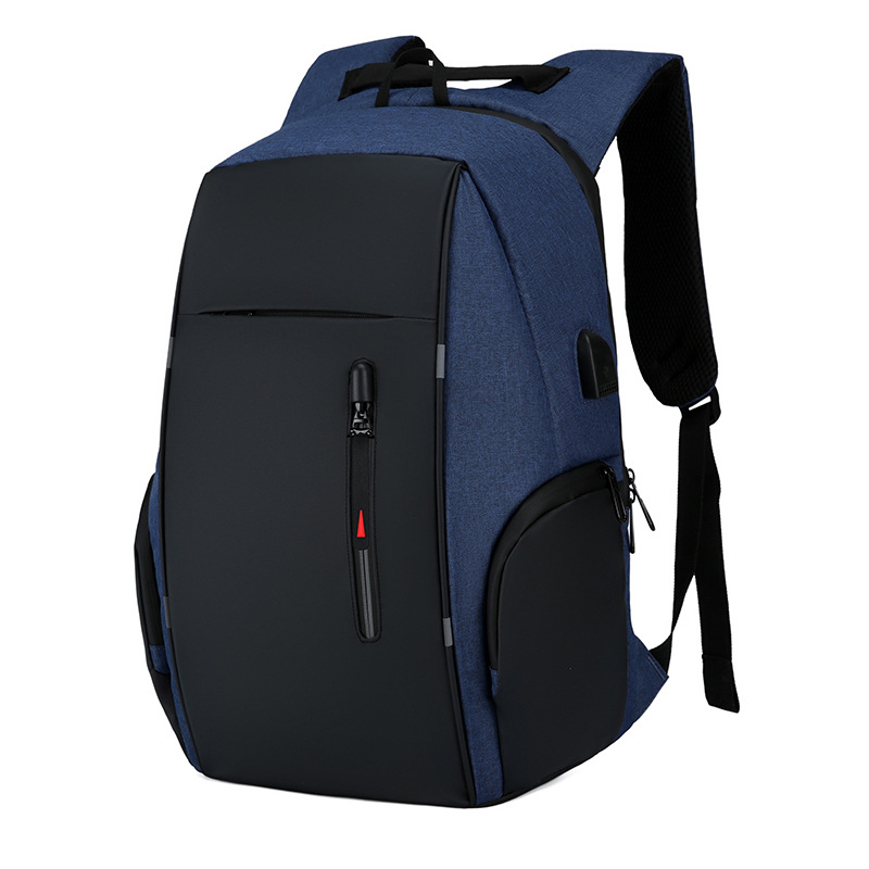 跨境男士商务包笔记本电脑包 多功能USB背包大容量双肩包可印logo详情图5