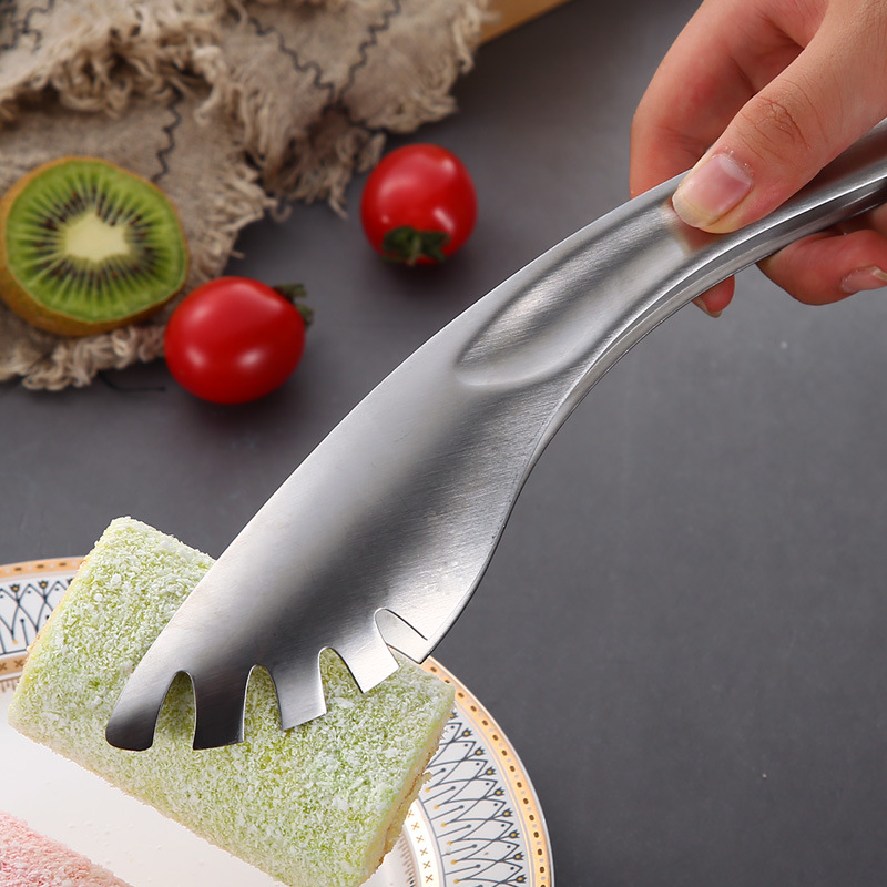 Factory direct sales of stainless steel clips, food clips, cake and bread clips, barbecue clips, kitchen anti-scald clips, fruit clips, meal clips Specification image