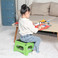 成人塑料折叠/儿童便携式家/按摩板凳高矮产品图