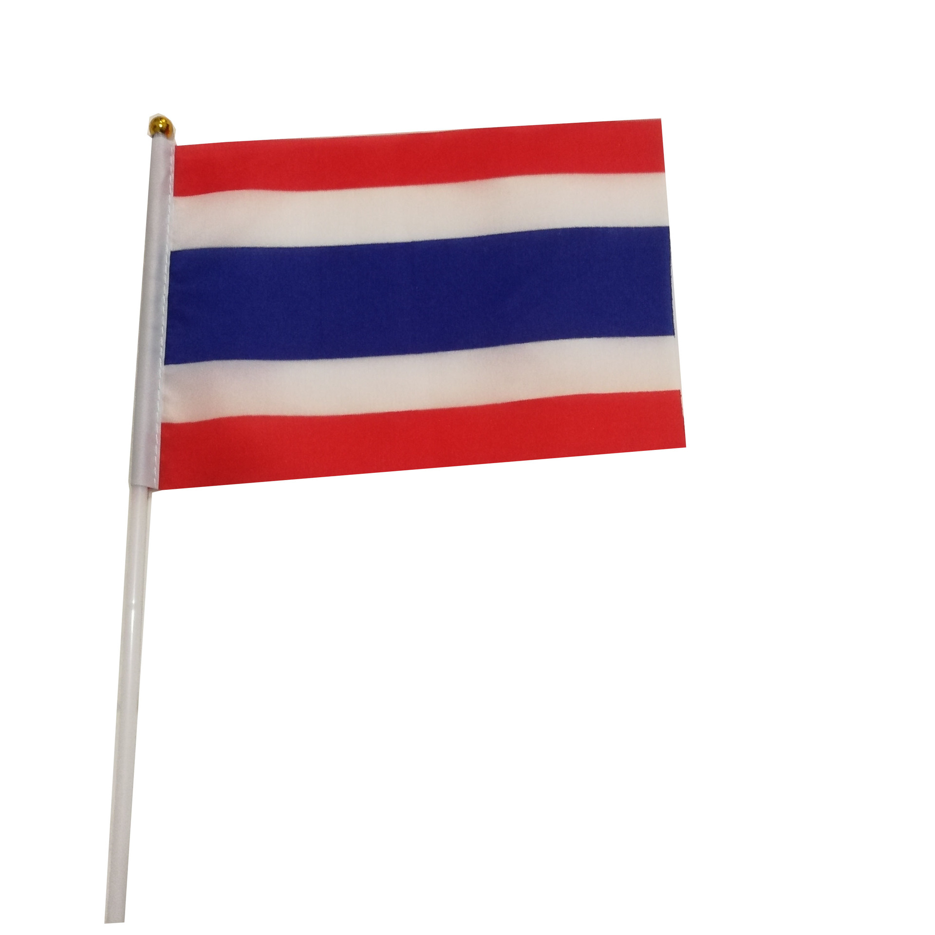 泰国国旗旗帜手摇旗塑料杆双面涤纶印刷旗厂家直销批发可来养定做