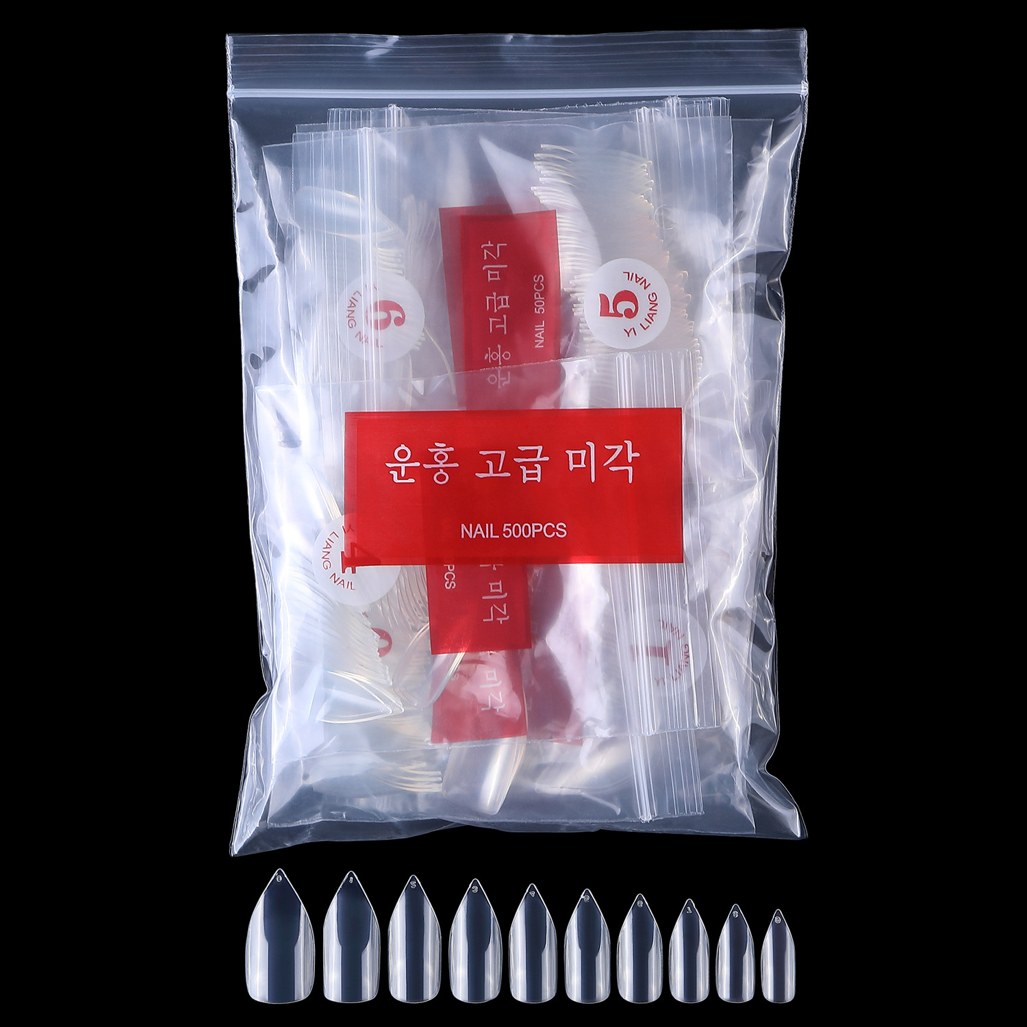 Nail tools Nail plate Korean glaze nail plate French transparent natural French nail plate