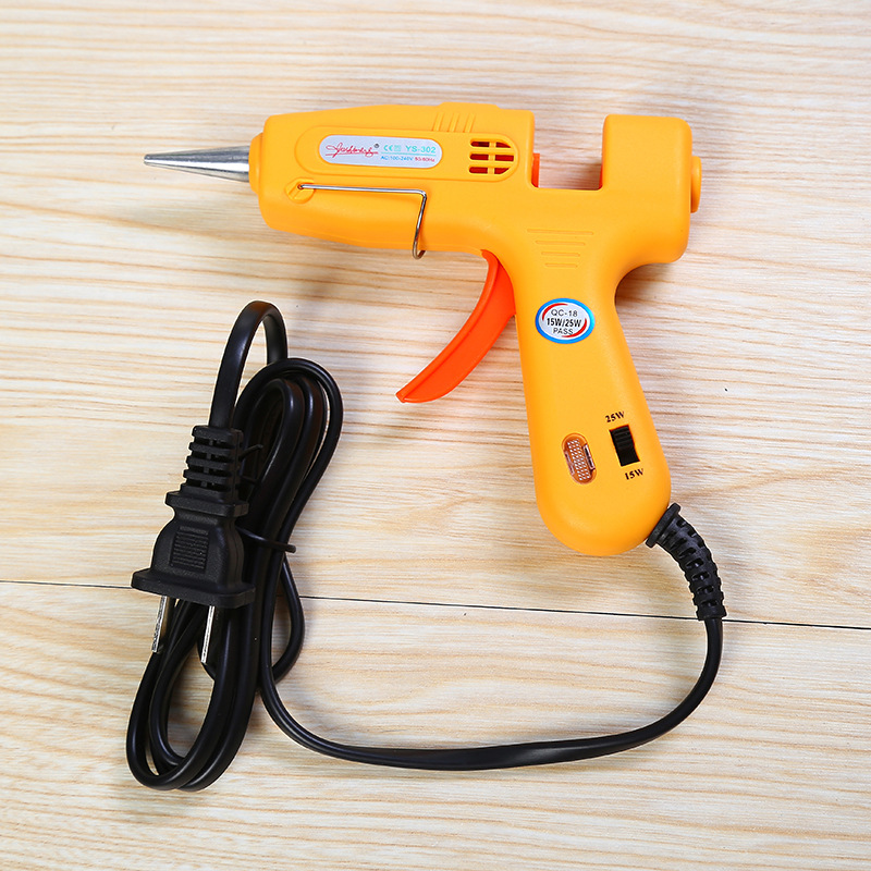 15W/25W dual-speed glue gun, household low-power hand tool hot melt glue gun in stock, wholesale glue stick gluing machine