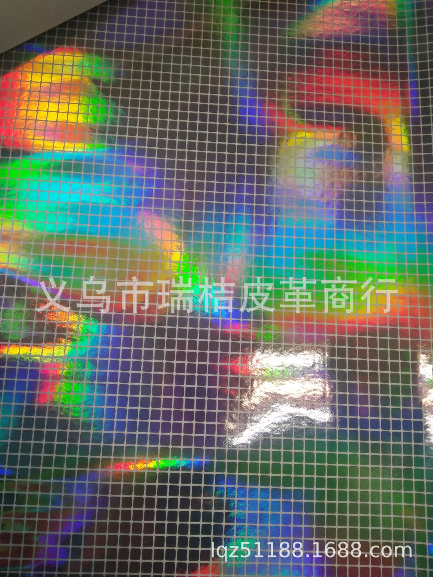 PU Colorful Space-time Laser Leather Home decoration sofa fabric Car leather
