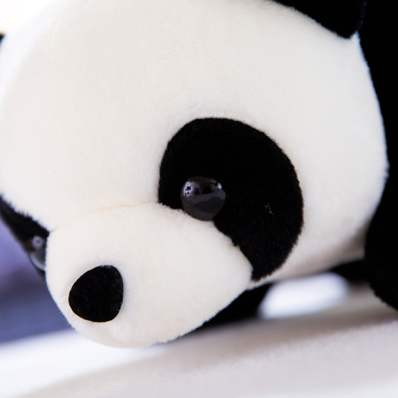 可爱趴款熊猫公仔国宝动物园毛绒玩具玩偶摆地摊仿真毛绒玩具LOGO详情图4