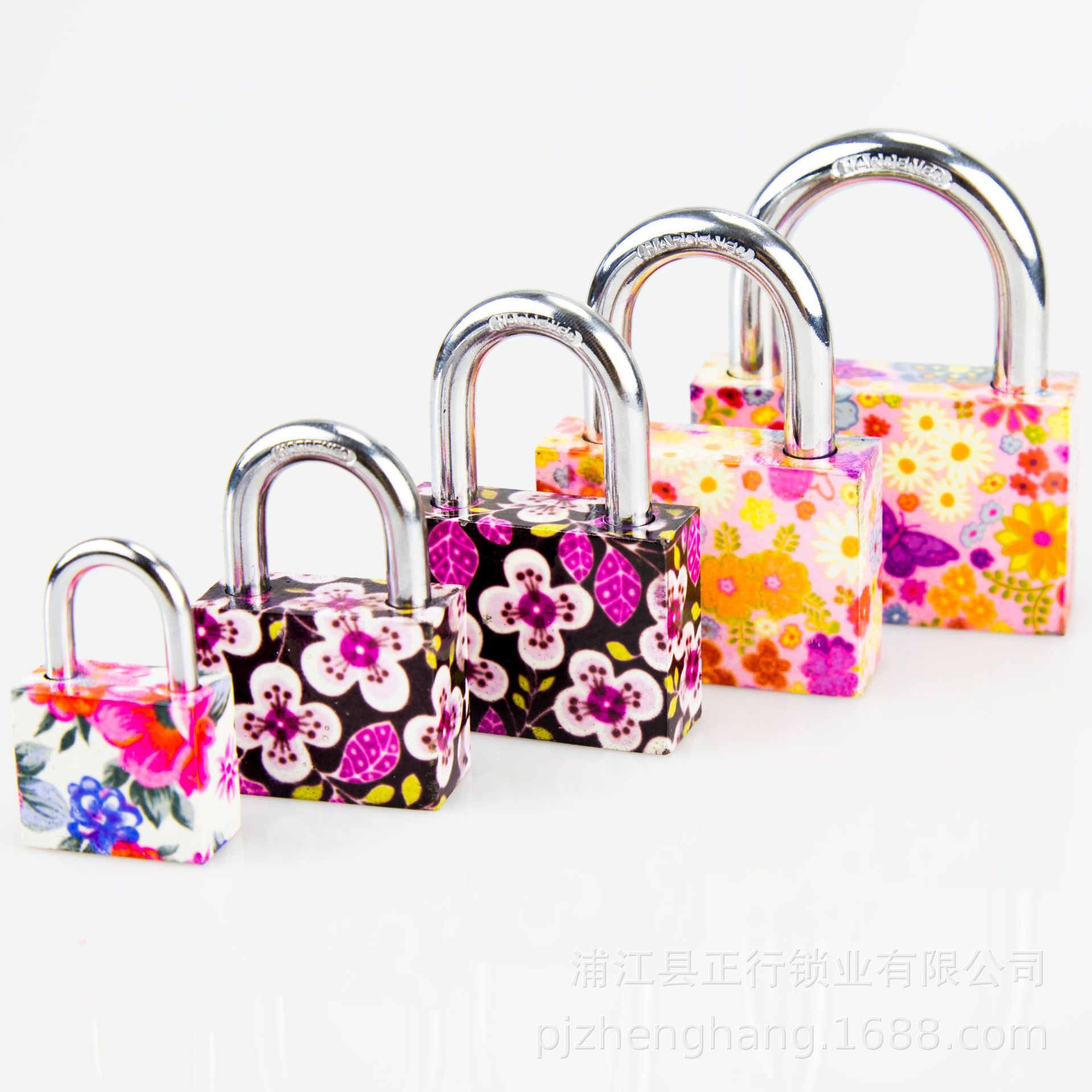 Square Flower Lock Wear-Resistant Durable Anti-Theft Multi-Style Dormitory Cute Stationery Lock Manufacturers Direct Supply Size Item Picture
